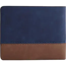 Urban Man Houston Tutone PU Wallet Navy Tan Back
